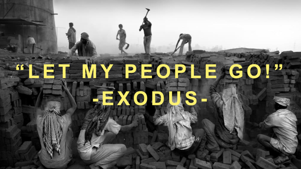 Exodus always starts with a groan